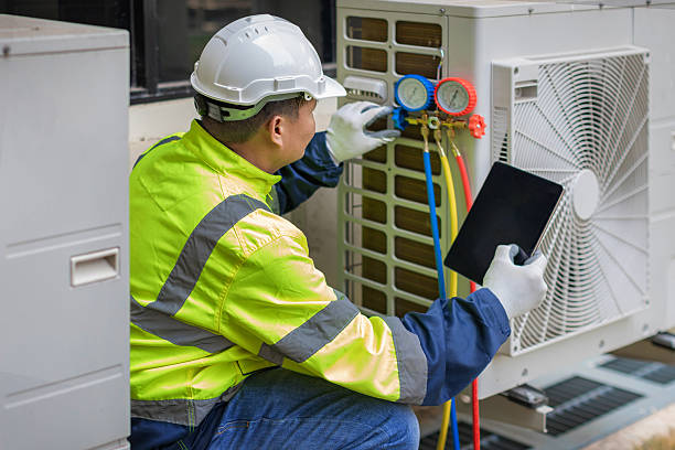 Professional Hvac technician working in Broadway, OH